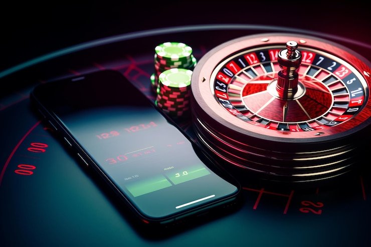 Pemain di meja VIP Roulette ganas33 menempatkan taruhan